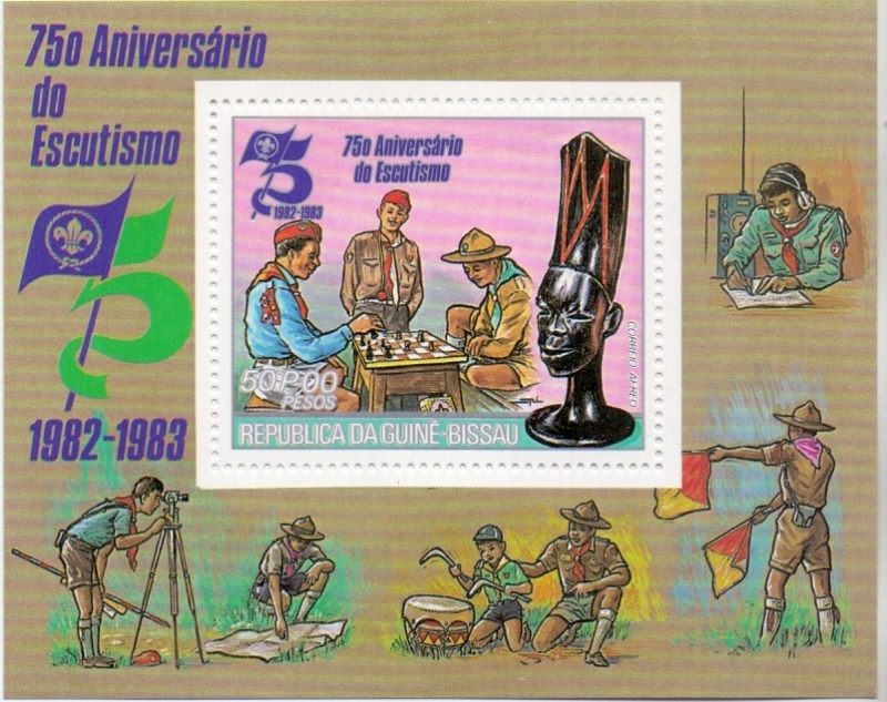 Шахматный блок Гвинея-Бисау 1982-1983