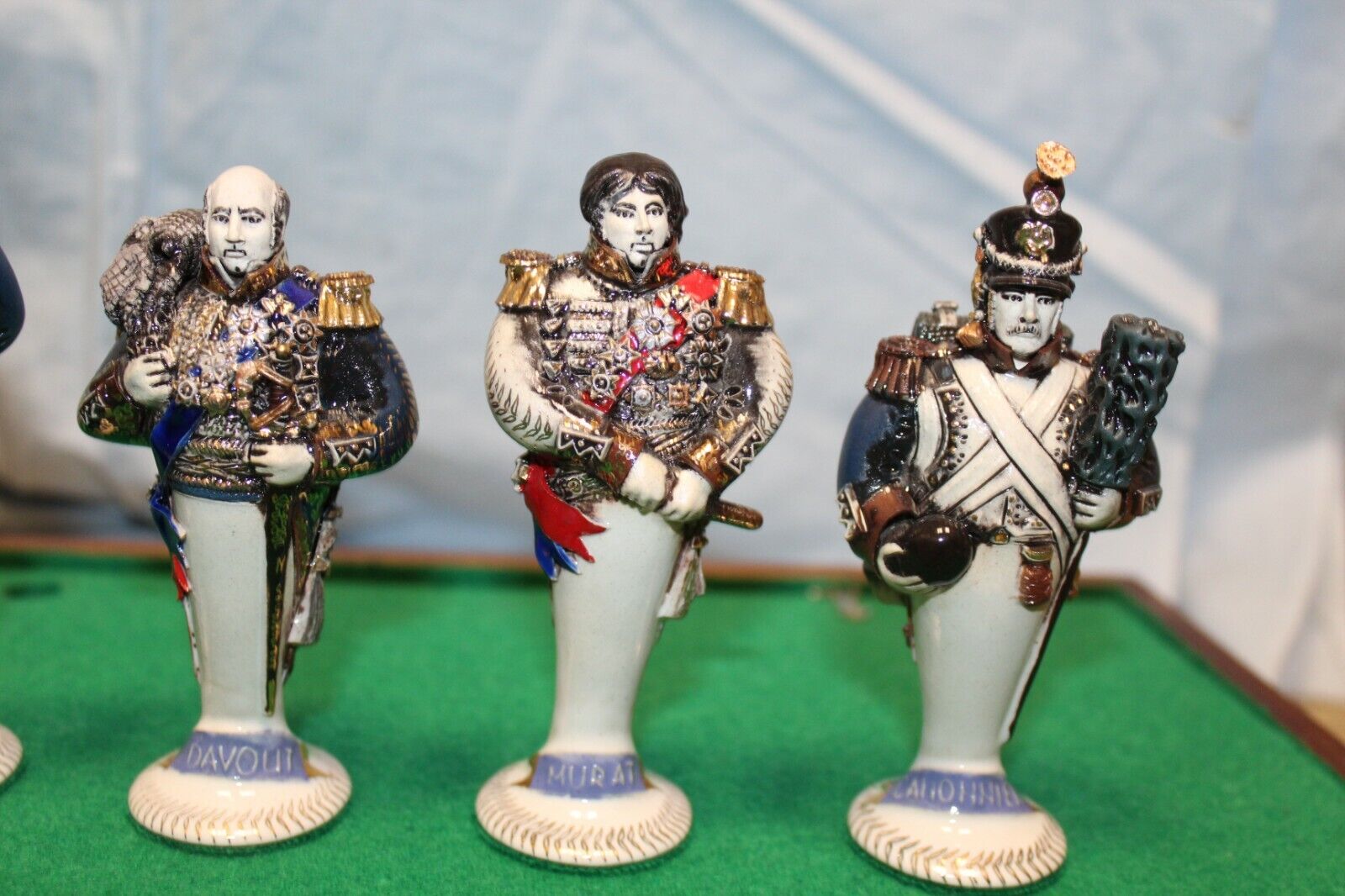 11286.Exclusive porcelain chess set  'Borodino'. Designed by Leonid Golovko