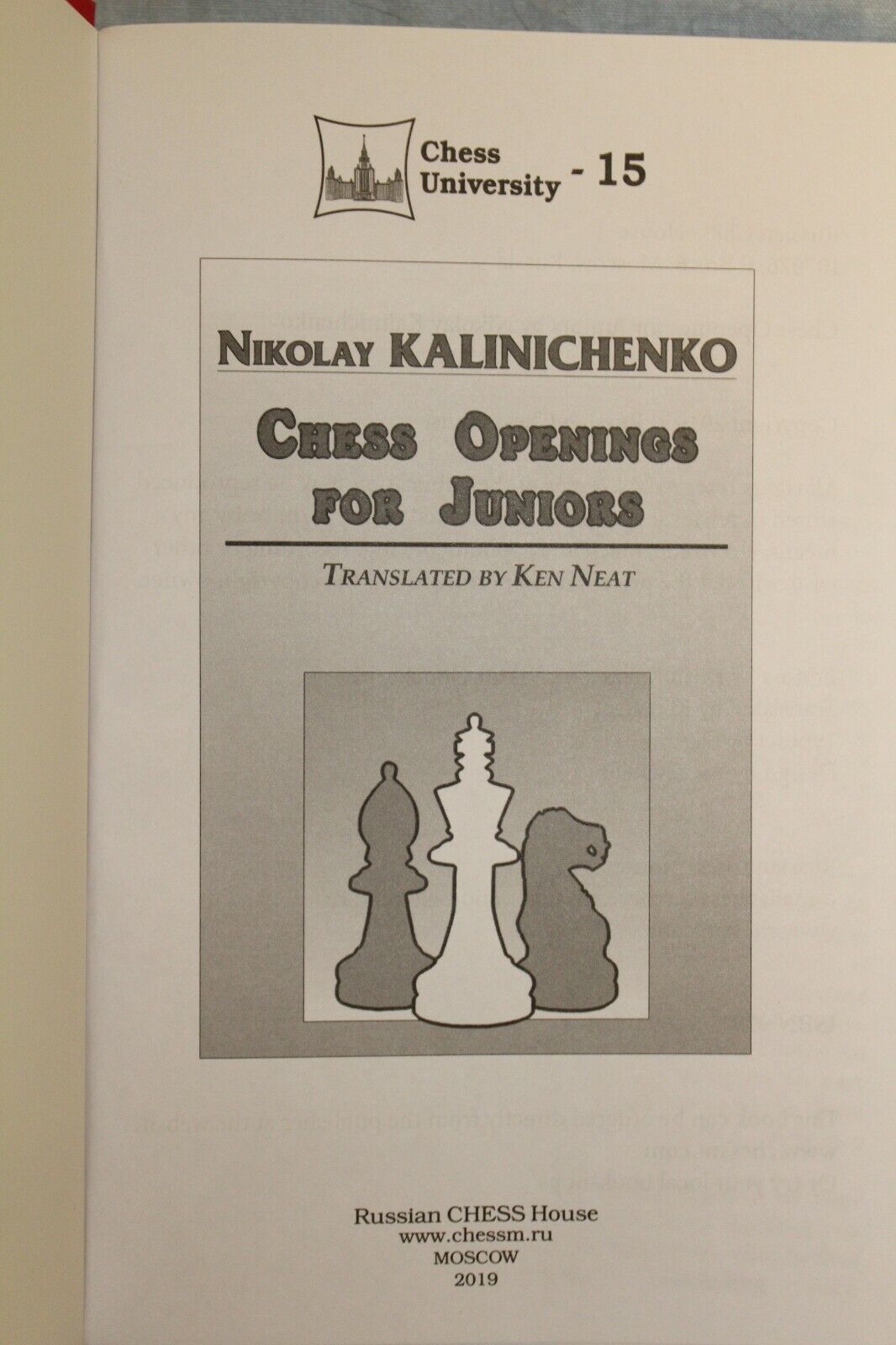 11385.Opening Guides: Chess Openings for Juniors. Nikoilay Kalinichenko. 2019