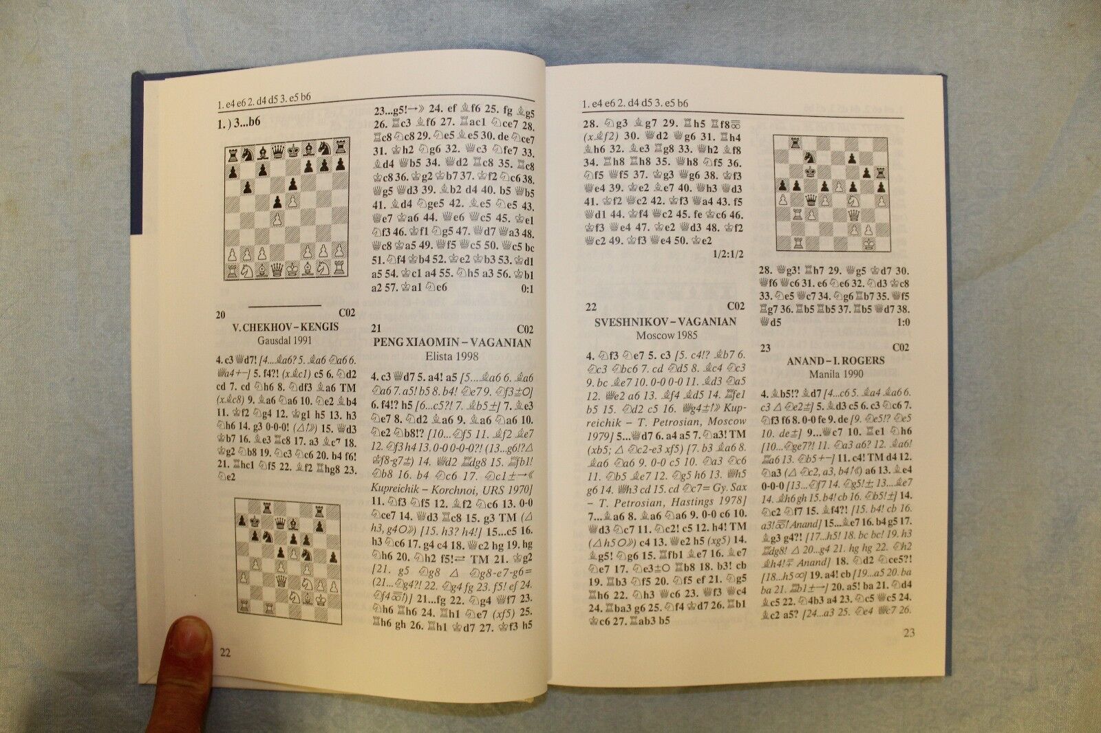 11501.Russian Chess Book: Alexander Kalinin. Modern Practice. The French Defence. 2003