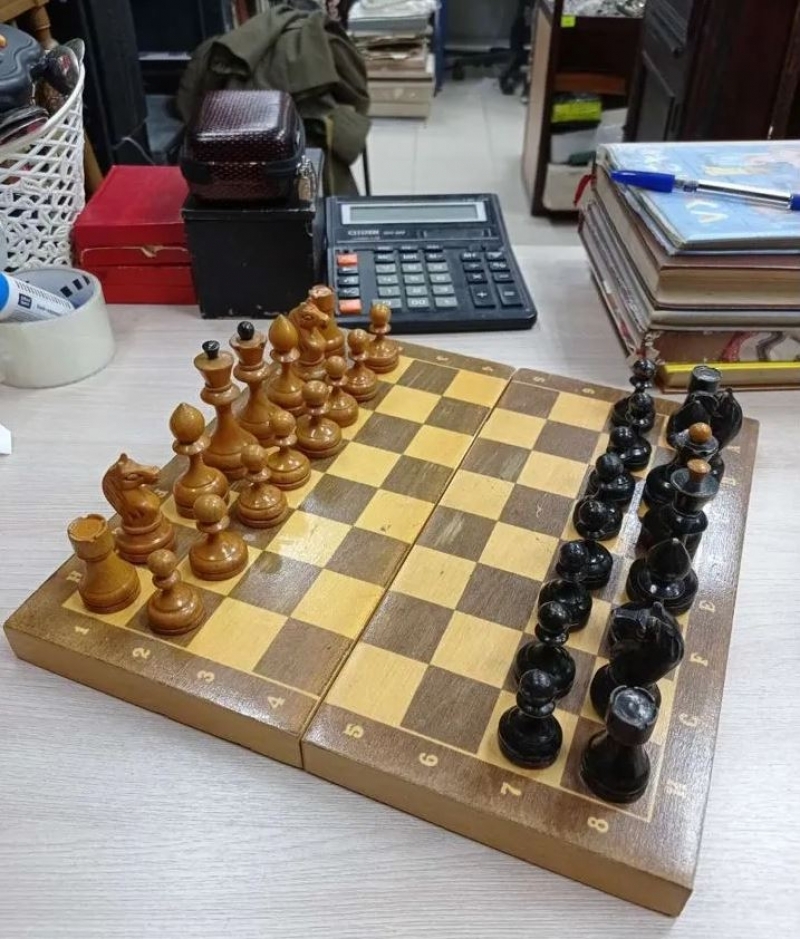 Шахматы деревянные антикварные