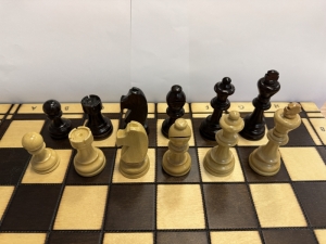 Большие деревянные шахматы 