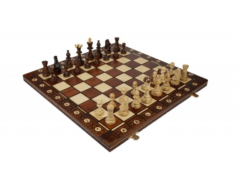 Большие деревянные шахматы с доской Консул / Consul (Польша)