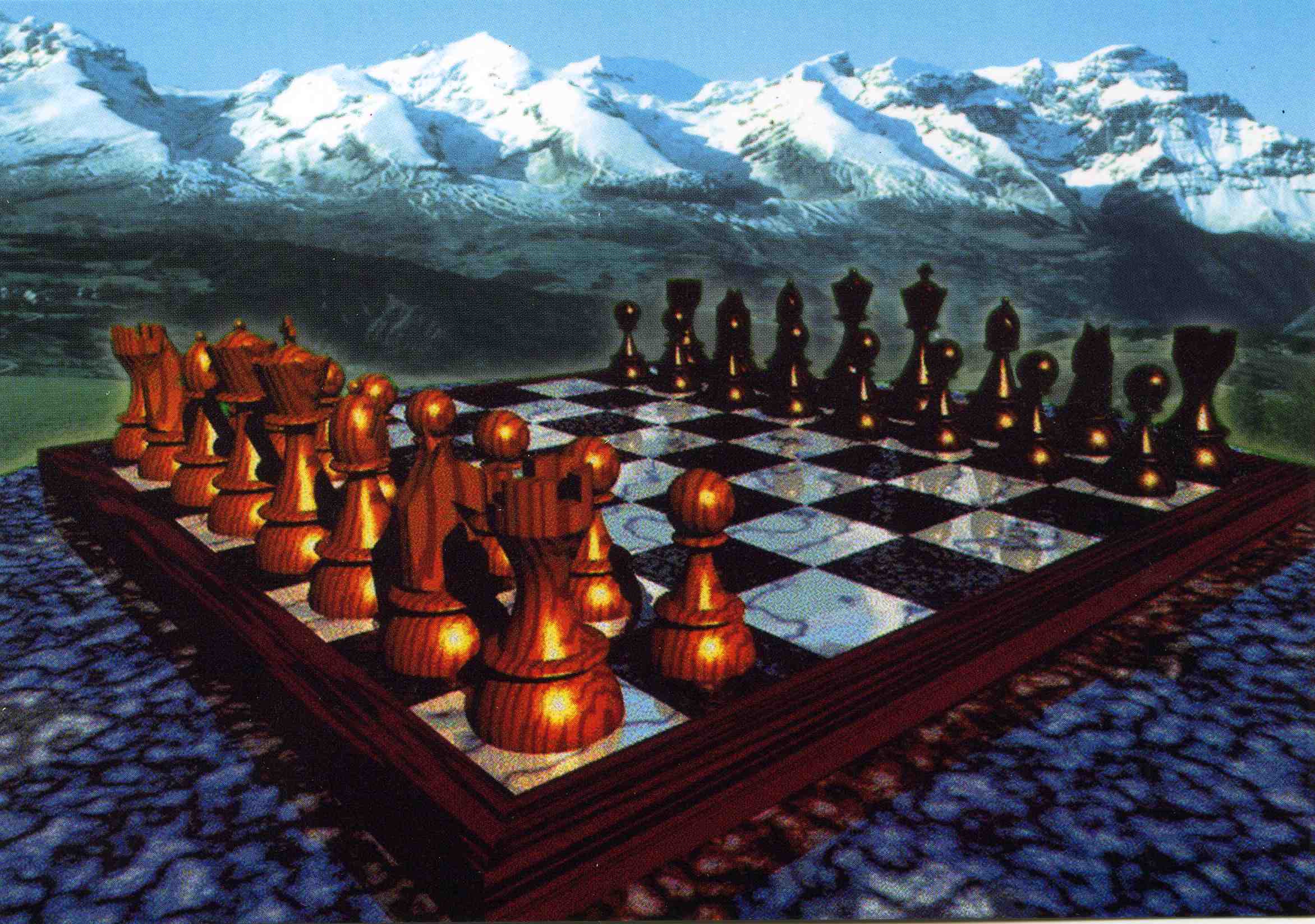 Открытка шахматная № 109