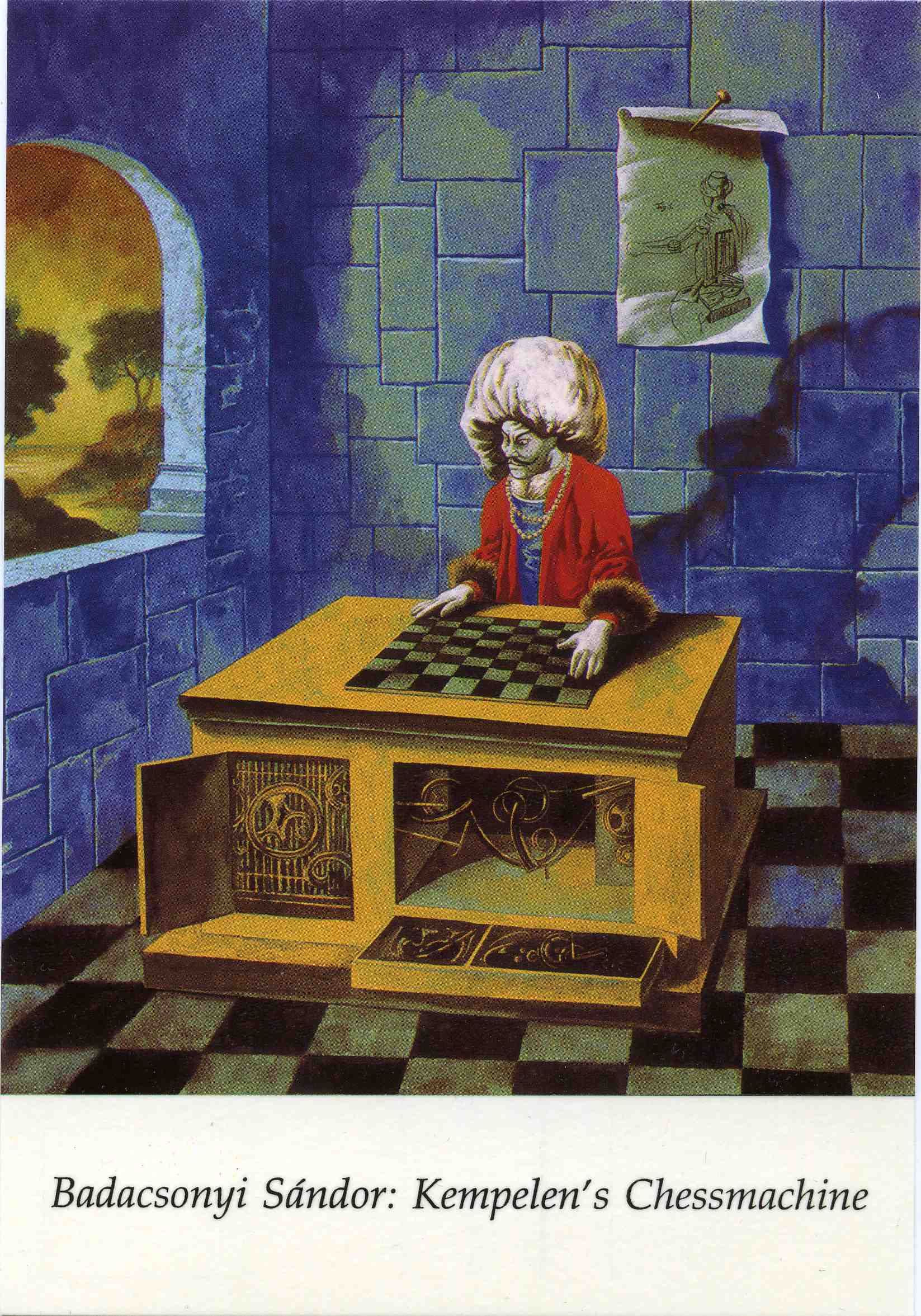 Открытка шахматная № 019