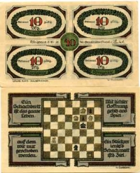 Шахматный нотгельд. Германия. 1920 г. - АРТ Ф-0466