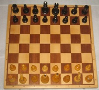 Деревянные советские шахматы - АРТ П-1