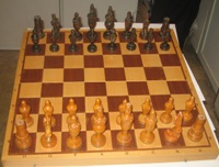 Шахматы деревянные сувенирные резные арт п-6